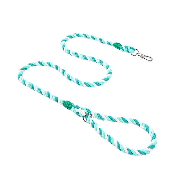 High-grade Three-color Twist Cotton Rope Pet Leash