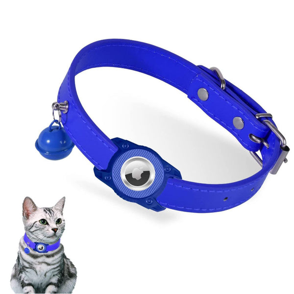 PU Pet Collar With Apple Air tag Protective Case