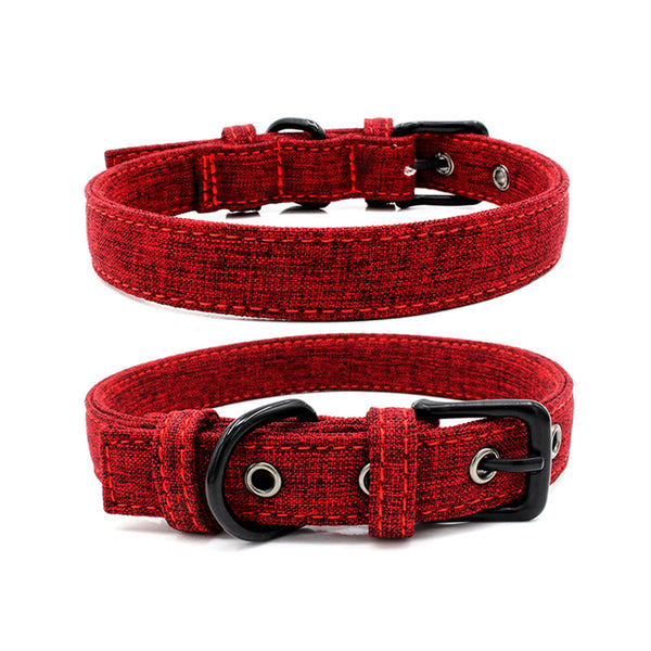 Soft Padded Cotton Cat Dog Collars