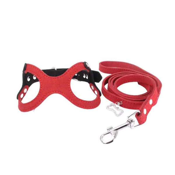 Glasses Shaped Pet Chest Strap  Dog Leash