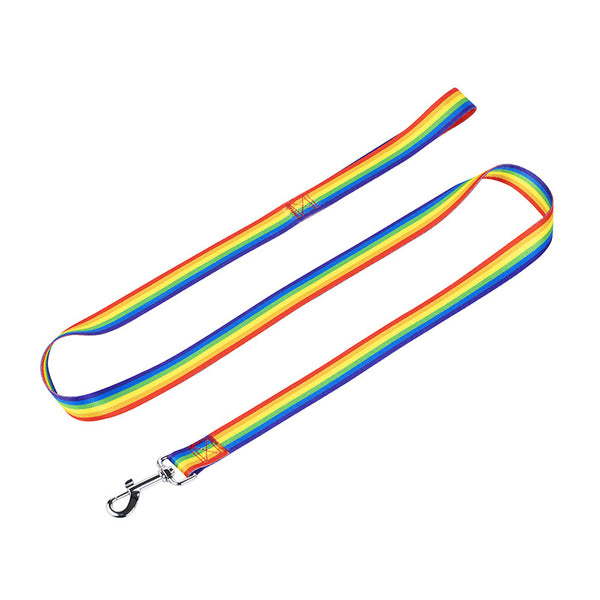 Rainbow Nylon Durable Dog Rope Leash