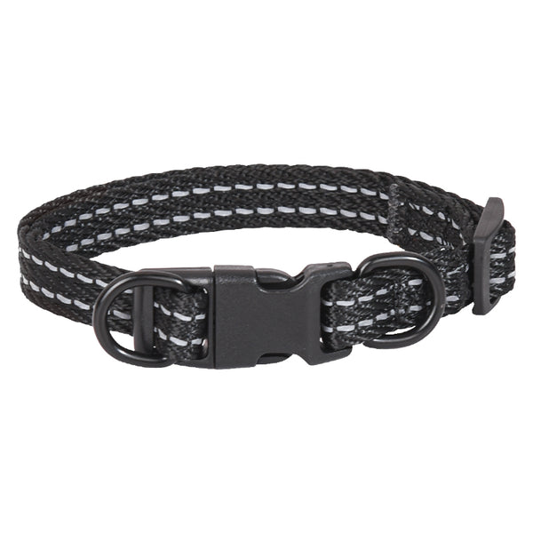 Double D ring Reflective Webbing Pet Collar