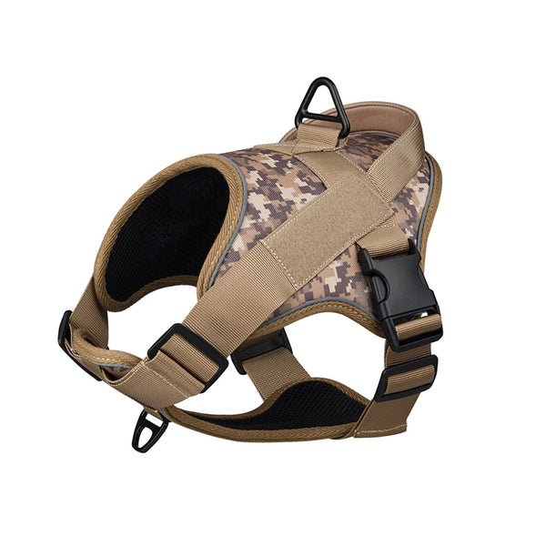 Large Dog Tactical Chest Back K9 Pet Chest Harness