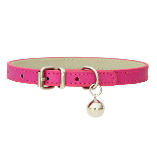 1.0 cm Simple Kitten Puppy PU Collar