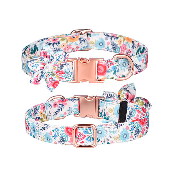 Luxury Various Styles Rose Gold Buckle Dog Collar