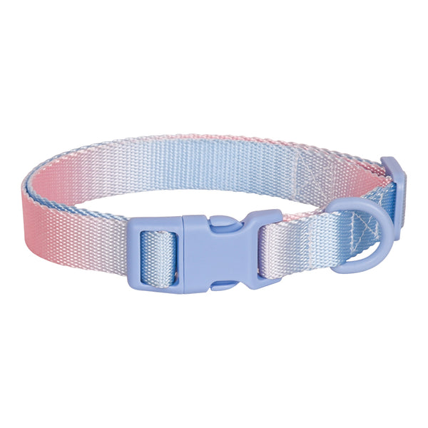 Gradient Color Polyester Comfortable Pet Collar