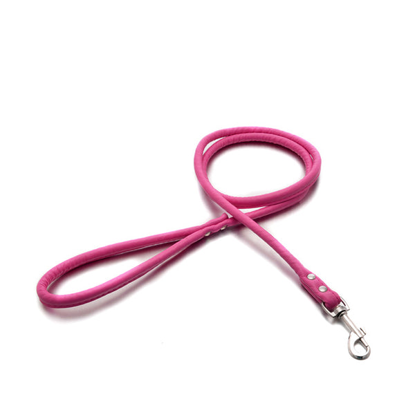 Round PU Rope Multi-color Pet Leash